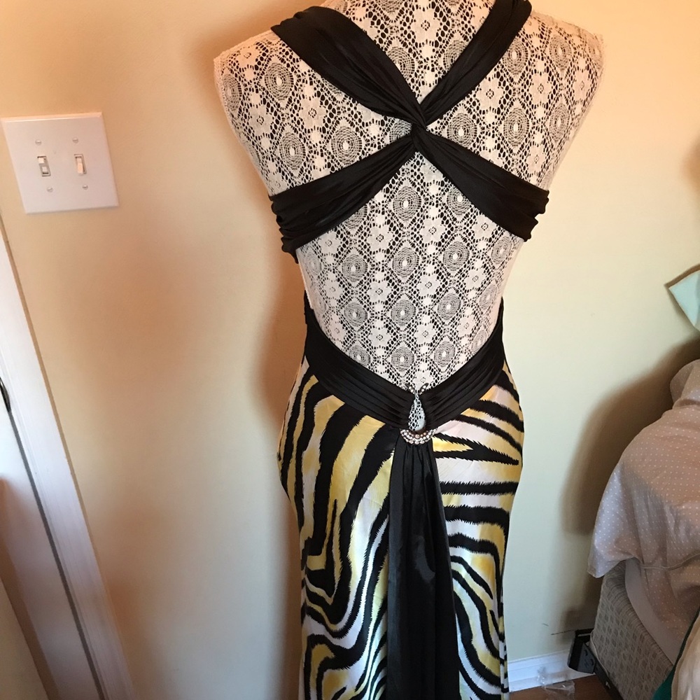 Zebra Pattern Gown - image 6